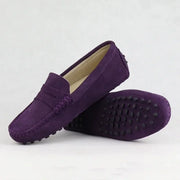 Women's Leather Loafers (Light Grey) – Shop at OWNLUXE