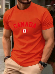 Canada Flag Cotton T-Shirt - Soft Oversized Fit for Men & Women