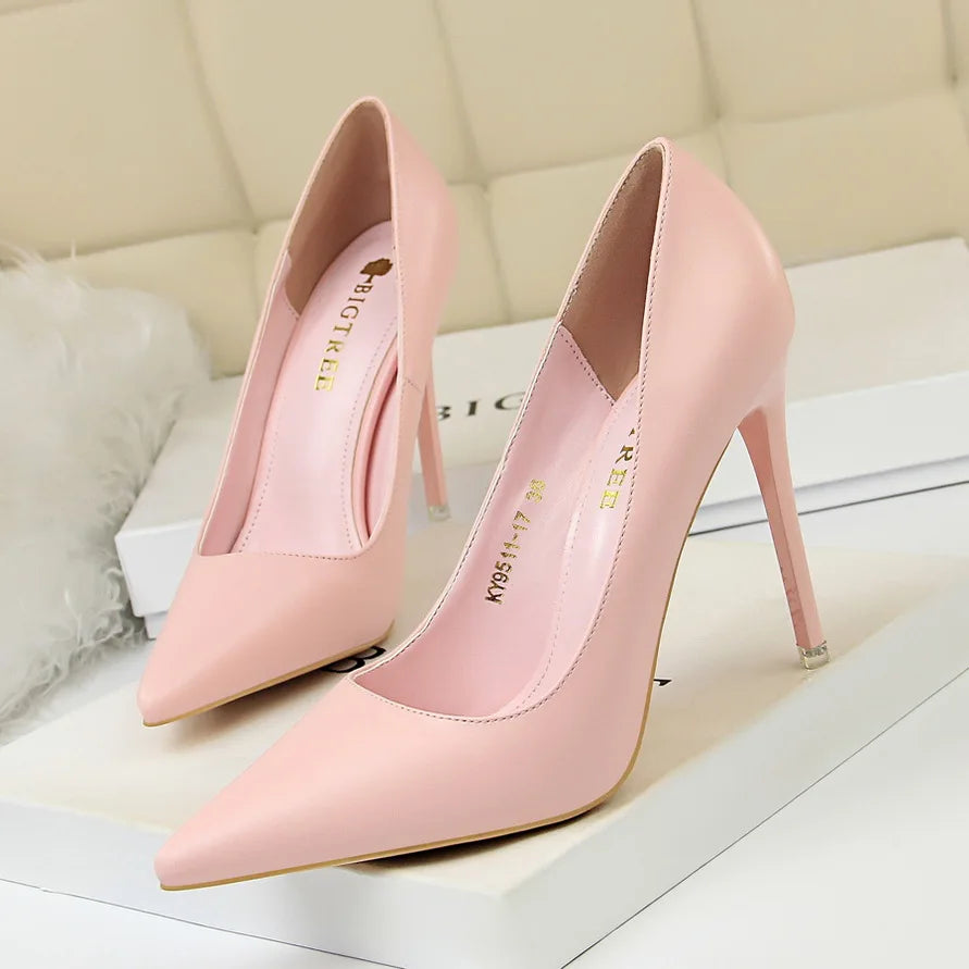 Women's Plus Size Pumps (Red 7.5cm) | OWNLUXE