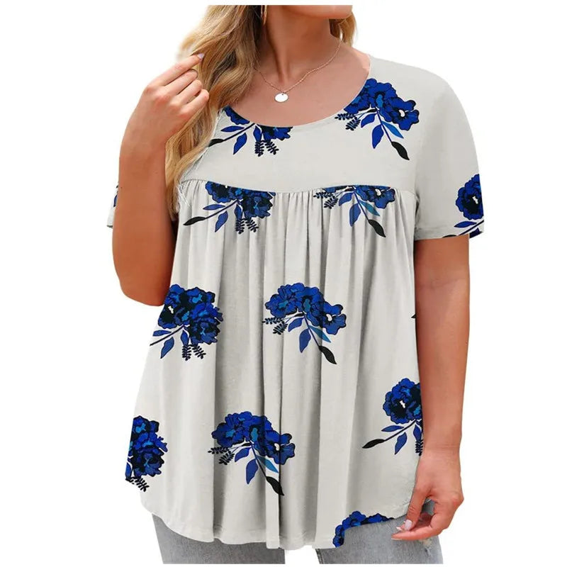 Floral Knit Top / Haut tricoté à motif floral