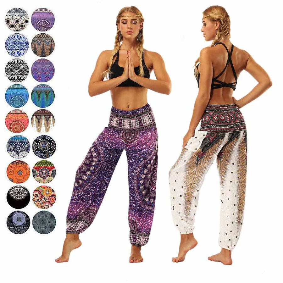 Women’s High-Waist Floral Bloomers – Loose, Lightweight & Boho