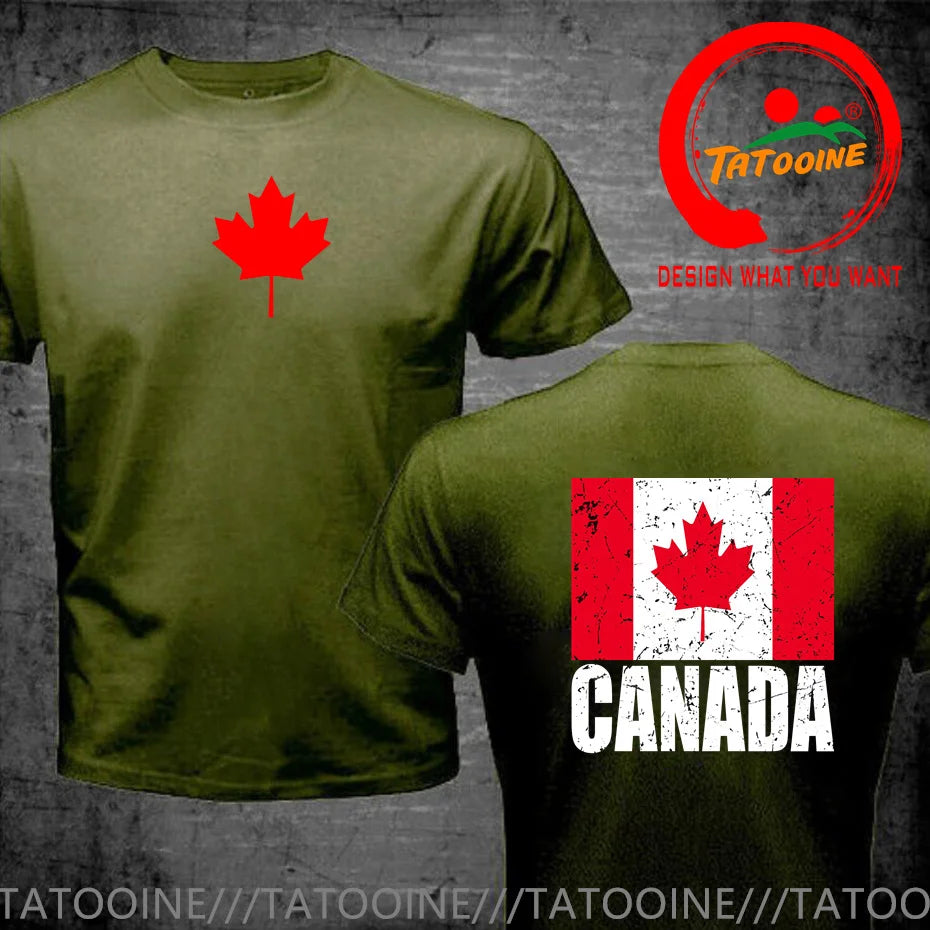 Canada Day Graphic T-Shirt | Maple Leaf & Flag Tee | OWNLUXE