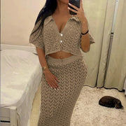 Knit Cutout Swim Cover-Up | OWNLUXE