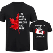 Elbows Up - True North Strong and Free Proud Canadian T-Shirt