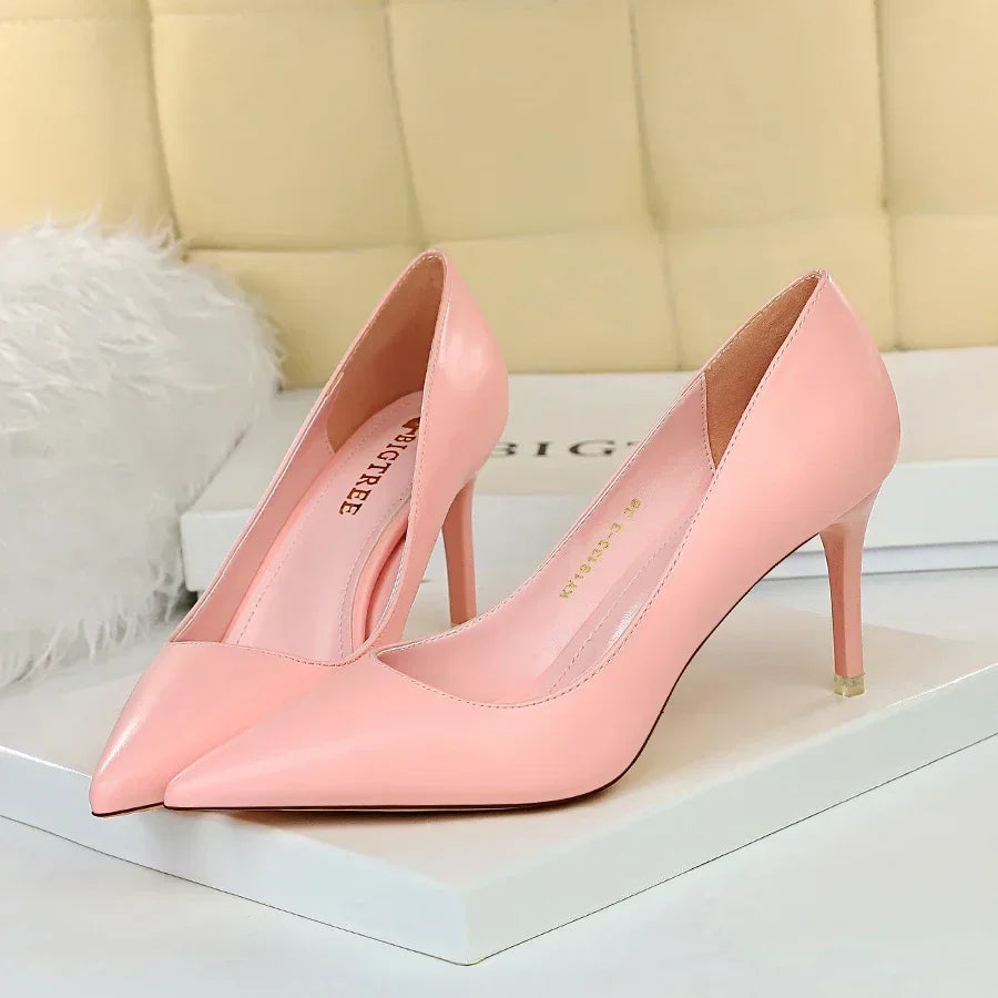 Women's High-Heel Pumps (Black) | OWNLUXE