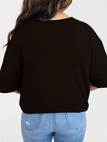 Load image into Gallery viewer, Women's Canadian Theme T-Shirt - Red Maple Tree Design for Canada Day &amp; Thanksgiving
