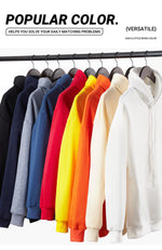 Load image into Gallery viewer, Canada Text With Flag Printing Men'S Hoodies Autumn Loose Sweatshirt Hip Hop Pocket Fleece Warm Sportswears Street Men Clothes
