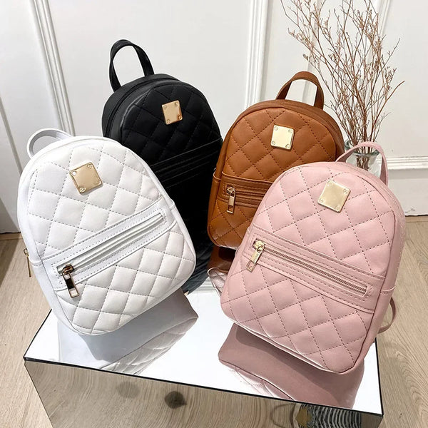 PU Leather Embroidered Backpack – Shop at OWNLUXE