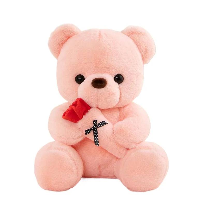 Rose Bear Plush Toy — Romantic Gift for Her | OWNLUXE