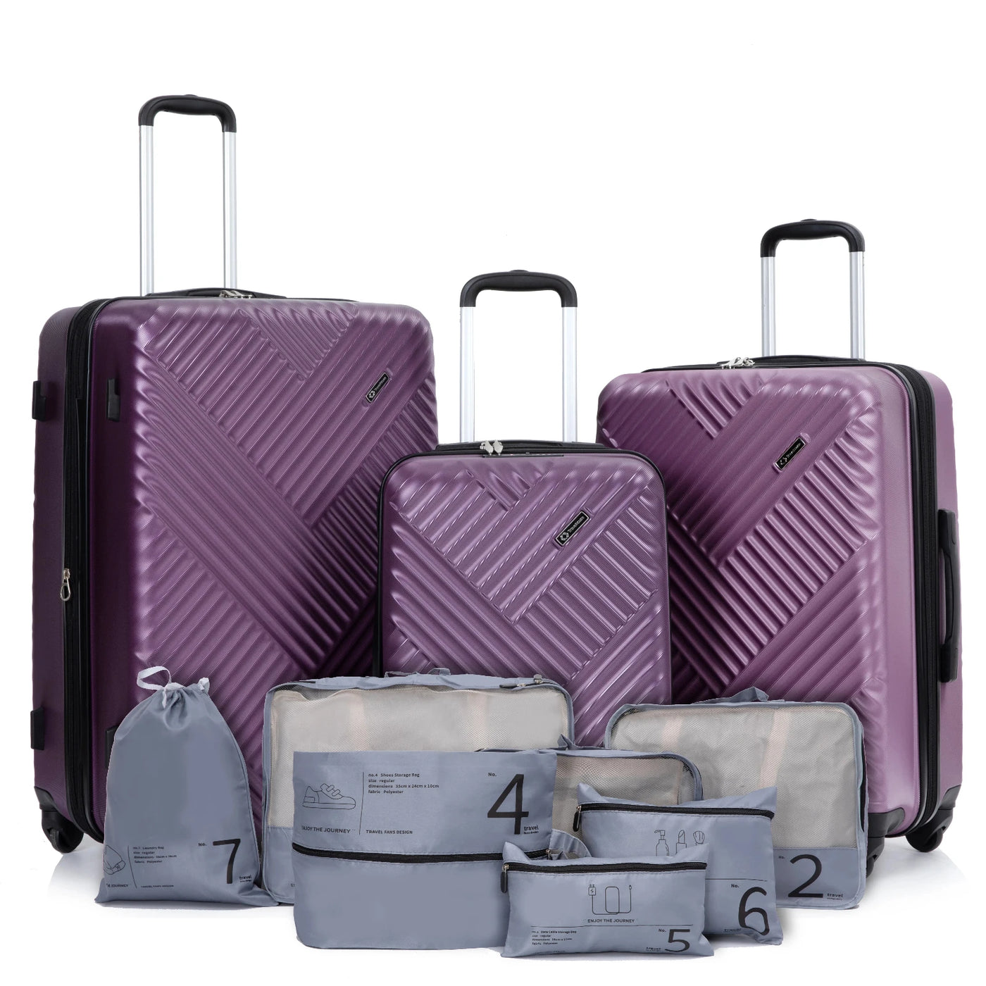 Travelhouse Spinner Luggage Set – Lightweight PC Suitcases