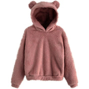 Relaxed-Fit Hooded Long-Sleeve Sweater | OWNLUXE