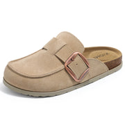 Women's Adjustable Leather Slippers (Coffee) – Shop at OWNLUXE