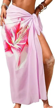 Printed Maxi Floral Wrap Dress | OWNLUXE