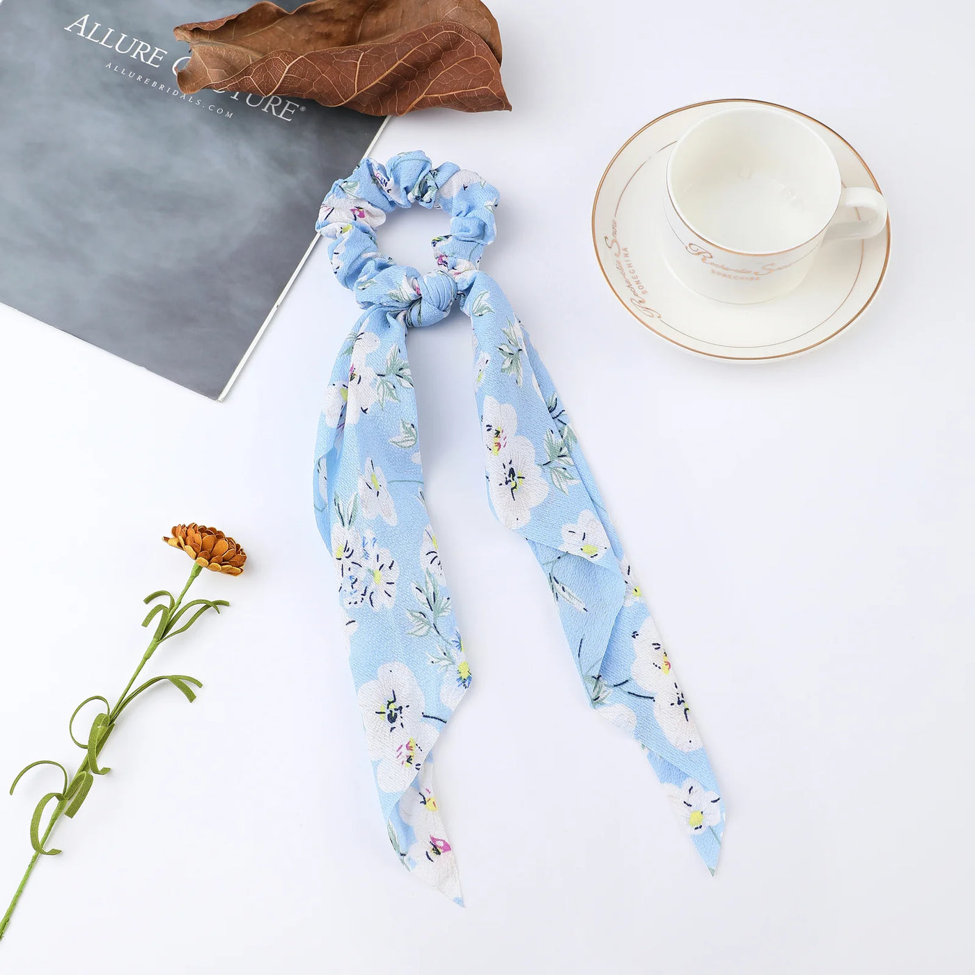 Satin Hair Scarf Scrunchie | OWNLUXE