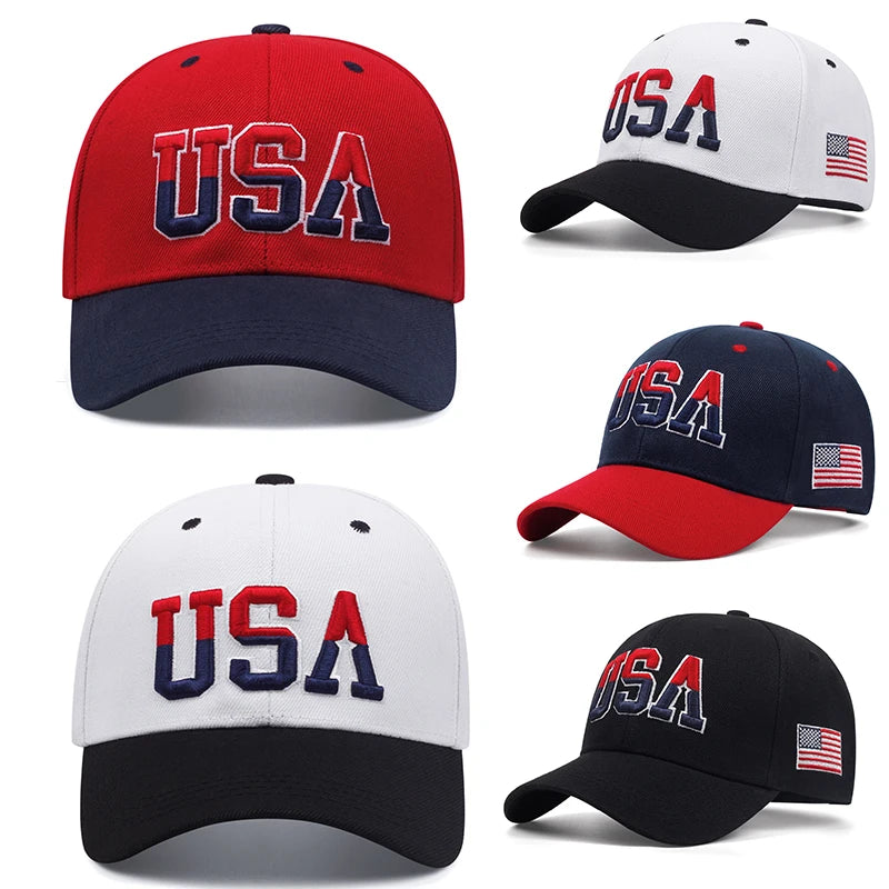 USA Side American Flag Baseball Cap — Hip Hop Streetwear Hat | OWNLUXE