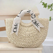 Spacious Straw Woven Crossbody Bag | OWNLUXE