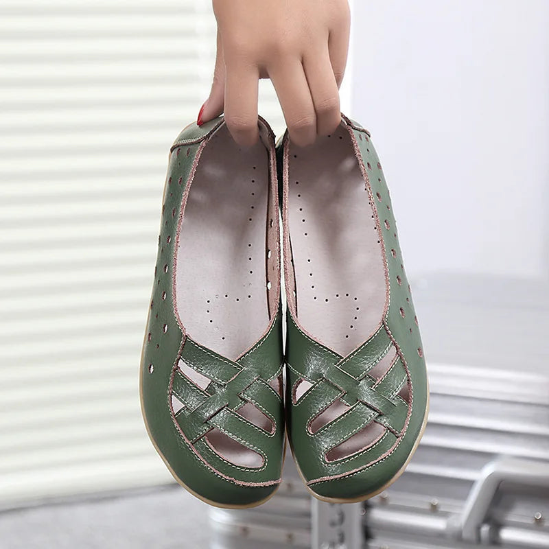 Women's Leather Loafers (Pink) – Shop at OWNLUXE