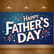 Happy Father’s Day Party Banner – Large 180×110 cm Backdrop