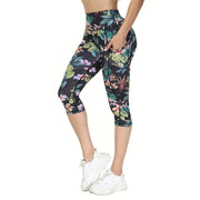 Calf-Length Jogger Leggings - Ponte-De-Roma Yoga Pants for Women