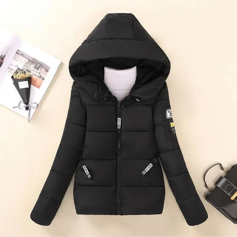 Hooded Cotton Puffer Relaxed-Fit Jacket | OWNLUXE