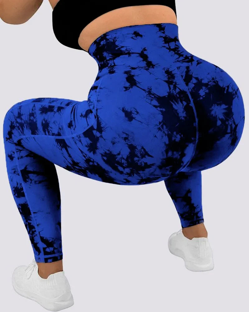 Women’s High-Waist Printed Leggings – Ankle-Length Comfort