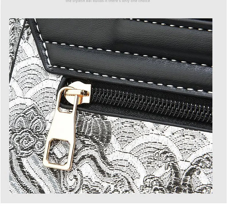 Women's Luxury Designer PU Leather Shoulder Bag - Casual Tote with Bow Decoration