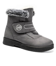 Warm Fur Ankle Boots - Women's Elegant Winter Snow Booties