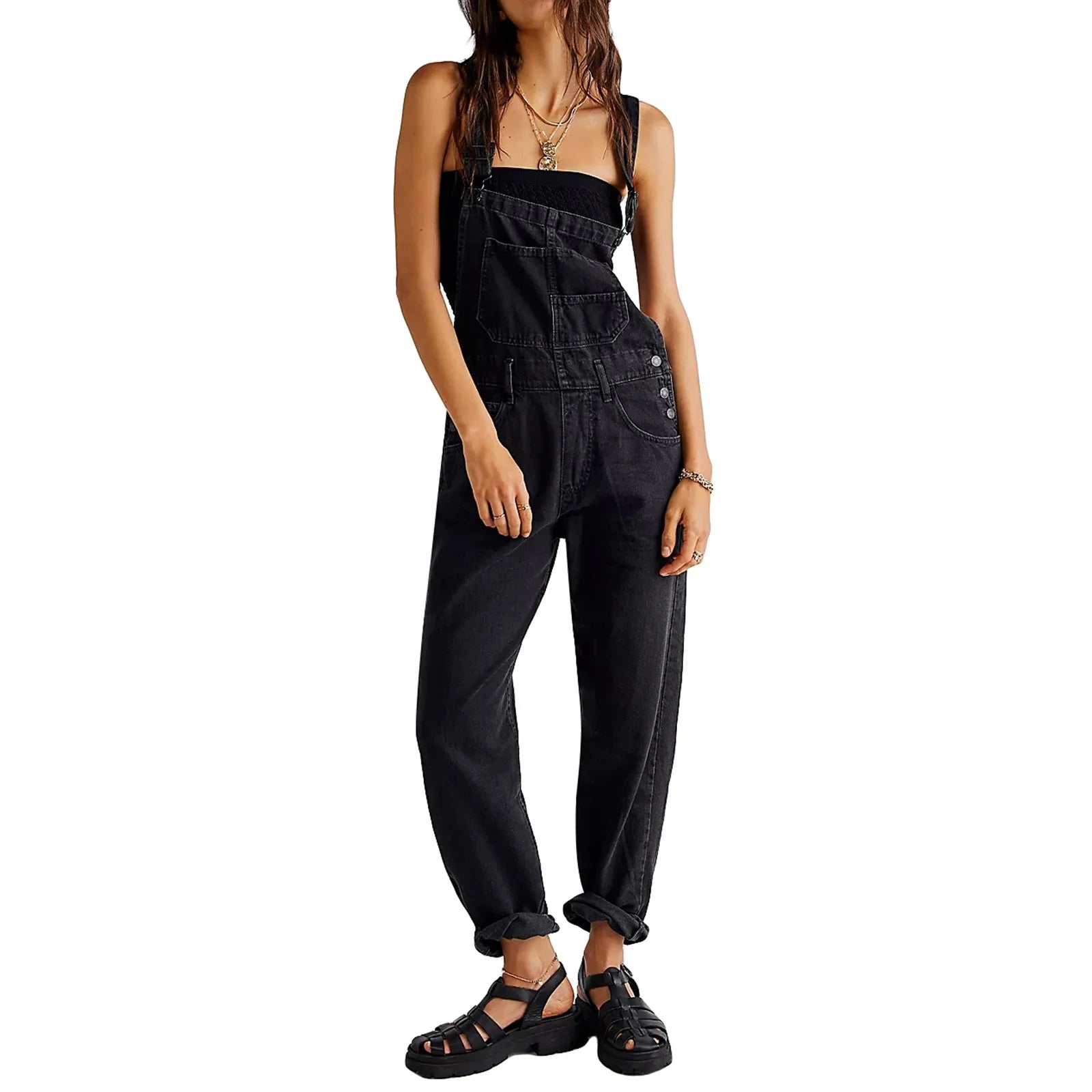 Trendy High-Waist Skinny Romper – Chic Casual Playsuit for Spring/Summer