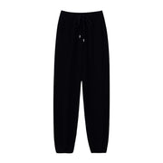 Wool Relaxed-Fit High-Waist Knit Pants | OWNLUXE