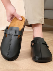 Women's Closed Toe Adjustable Vintage Slippers – Shop at OWNLUXE