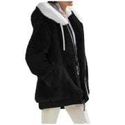 Hooded Zip-Up Coat | OWNLUXE
