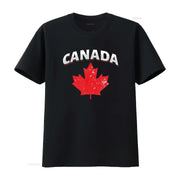Canadian Red Maple Leaf T-Shirt – Vintage Washed Toronto Patriotic Tee | OWNLUXE