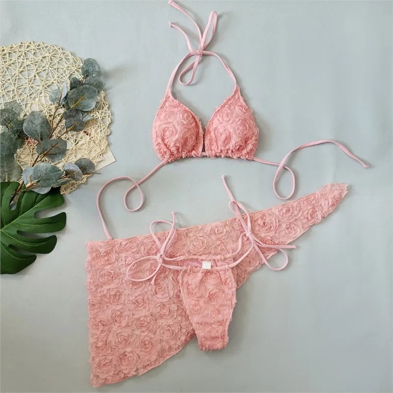 High-Waist Two-Piece Bikini Set – Smooth & Supportive