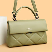Soft PU Messenger Tote – Lightweight Everyday Shoulder Bag