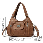 Load image into Gallery viewer, Large-Capacity PU Leather Shoulder Bag – Women’s Fashion Tote &amp; Crossbody | Sac à Bandoulière en Similicuir Grande Capacité pour Femme
