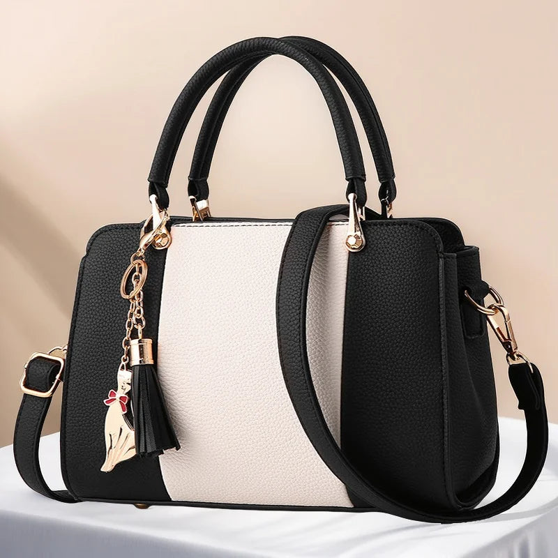 Fashion PU Leather Shoulder Bag – Women's Party Purse with Adjustable Strap