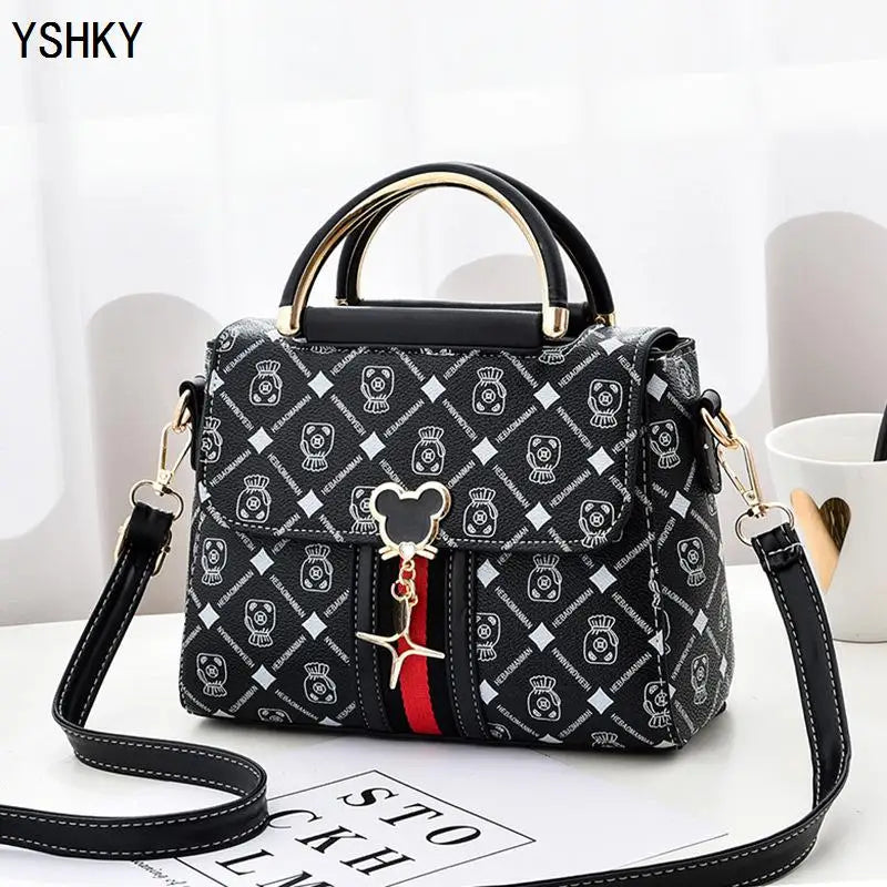 Soft PU Tote & Crossbody Bag – Versatile Flap Handbag