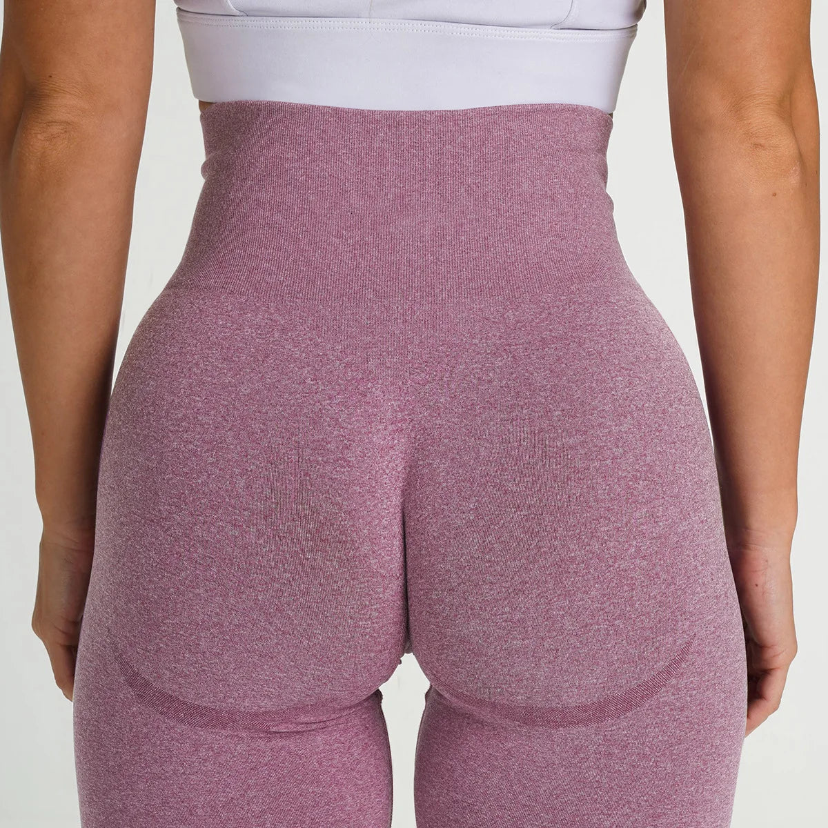 Women's High Waist Seamless Leggings (Orange) | OWNLUXE