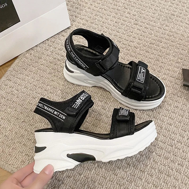 Women's Platform Sandals (White) – Shop at OWNLUXE
