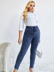 Women's Plus Size Knitted Pants - Spring & Autumn Fashion Trousers