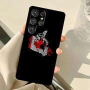 Canada Canadian Flag Case For Samsung Galaxy S25 Ultra S21 S22 S23 S24 Ultra S9 S10 Plus S20 FE S24 FE Back Cover