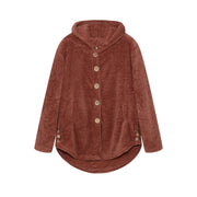 Pleated Printed Long-Sleeve Coat | OWNLUXE