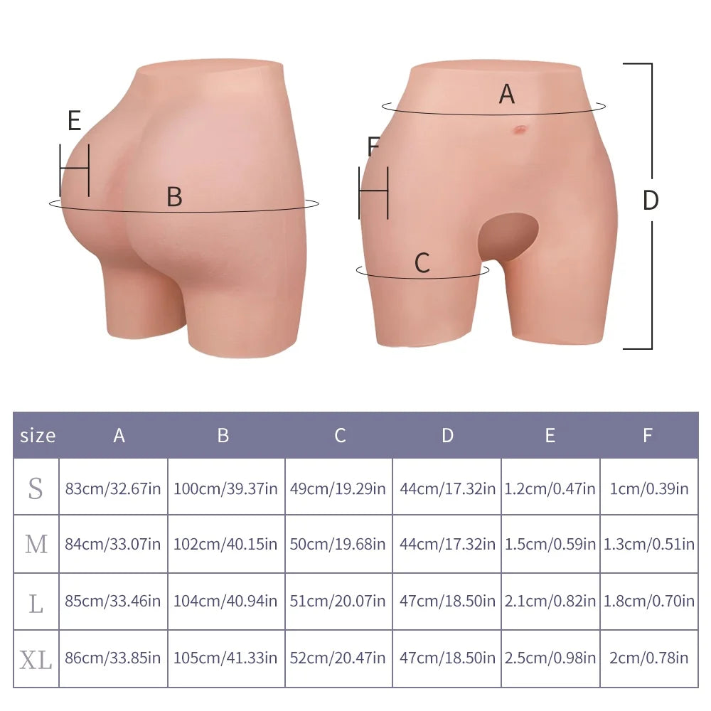 Silicone Butt-Lifting Shapewear - Hip & Waist Sculpting Control Panties | OWNLUXE