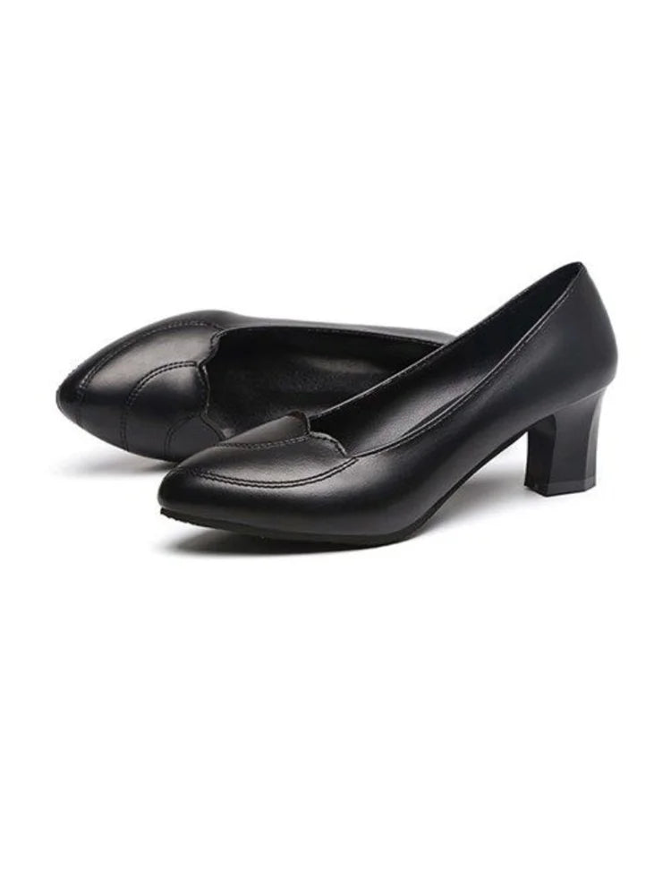 Patent Leather Buckle Slingback Pumps | OWNLUXE