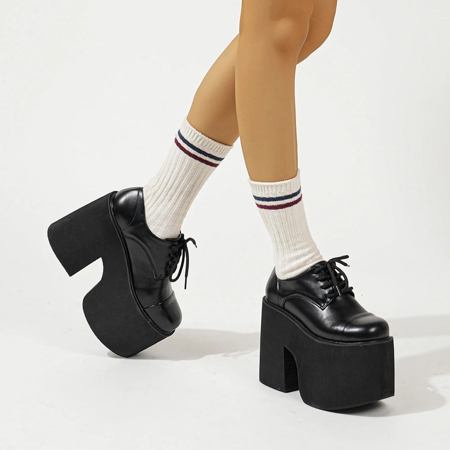 Women's Platform Lace Pumps | OWNLUXE