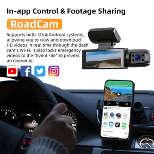 🚗 Car Dash Cam with Full HD Recording | Caméra de Voiture HD Intégrale