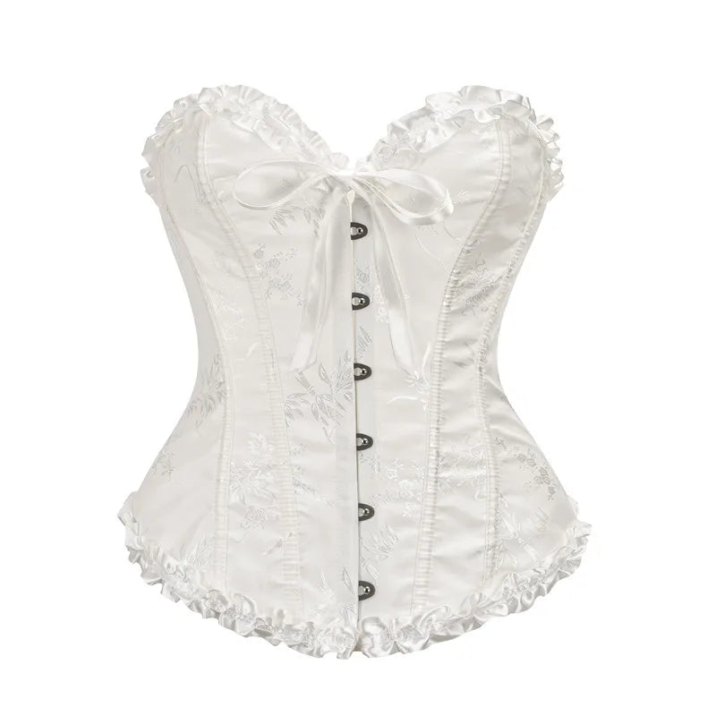 Ruffle Overbust Push-Up Top | OWNLUXE