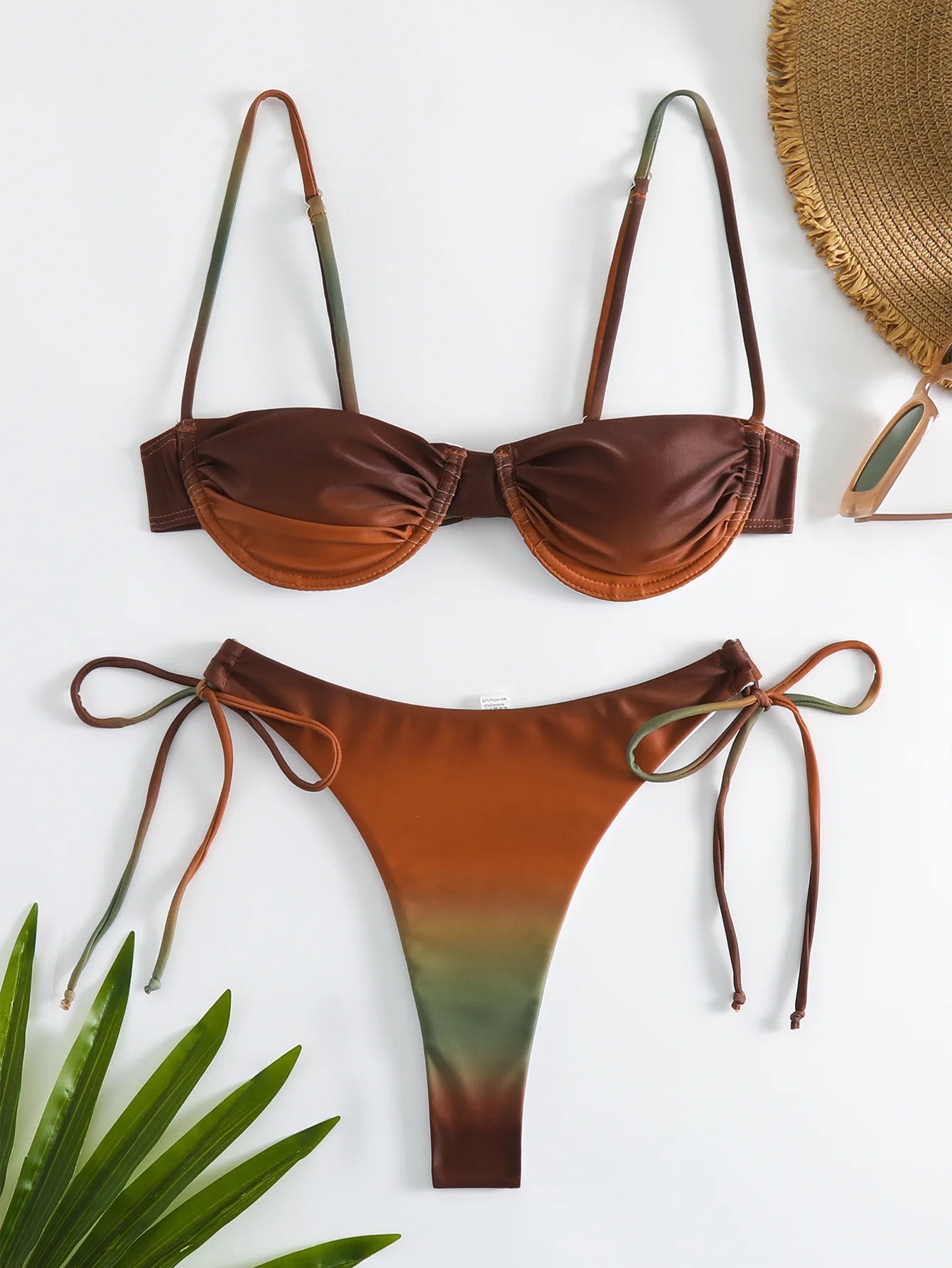 Push Up Tie Dye Bikini | OWNLUXE