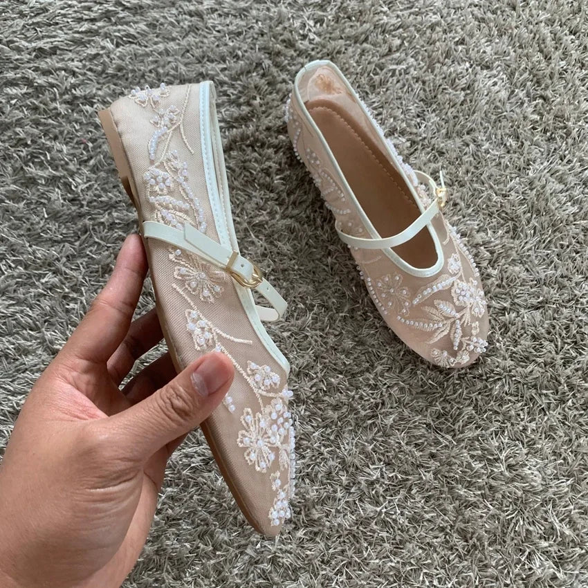 Women's Low Heel Breathable Mesh Sandals – Shop at OWNLUXE