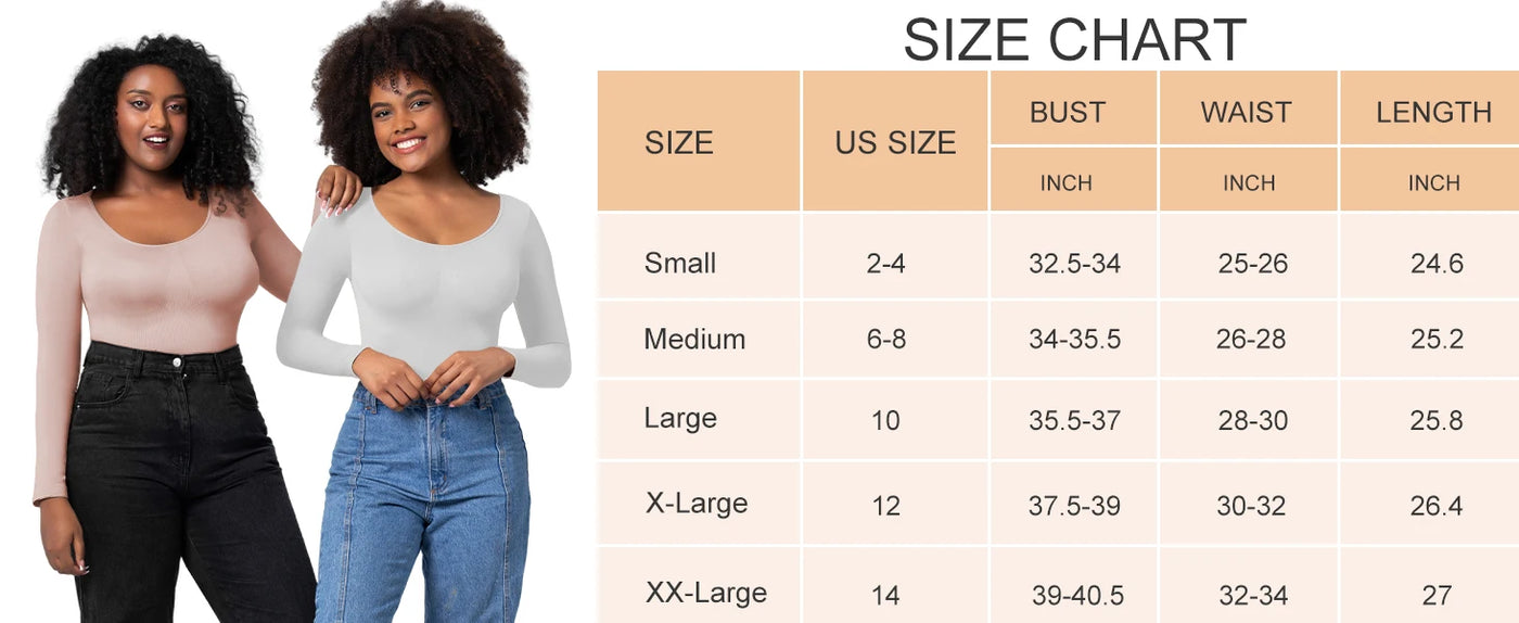 Thong Shapewear Bodysuit Long Sleeve Seamless Waist Shaper